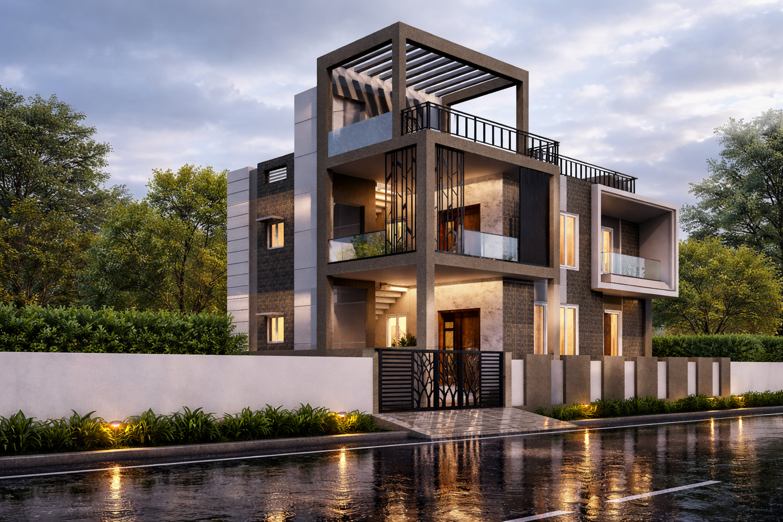 Modern 5-Cent House by Siva Construction